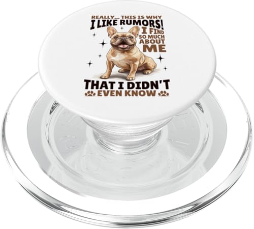 Französische Bulldogge Frechie Hunderasse Wirklich... Deshalb mag ich PopSockets PopGrip für MagSafe von Funny French Bulldog Frechie Dog Graphics Co.