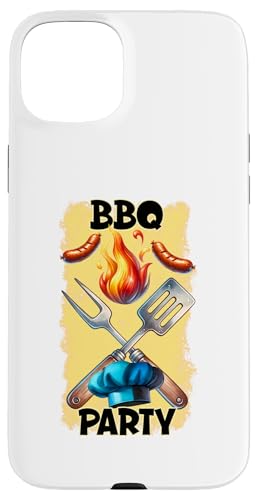 Hülle für iPhone 15 Plus BBQ Party Grillen Grillmeister Lustig Grill Spruch von Funny Fun Gift Ideas