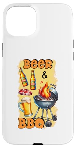 Hülle für iPhone 15 Plus Bier & BBQ Grillen Bier Lustig Grill Spruch von Funny Fun Gift Ideas