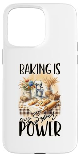 Hülle für iPhone 15 Pro Max Backen ist meine Superkraft: Cake Kitchen Baking Baking Backliebhaber von Funny Fun Gift Ideas