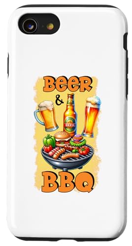 Hülle für iPhone SE (2020) / 7 / 8 Bier & BBQ Bier Grillen Lustig Bier Spruch von Funny Fun Gift Ideas