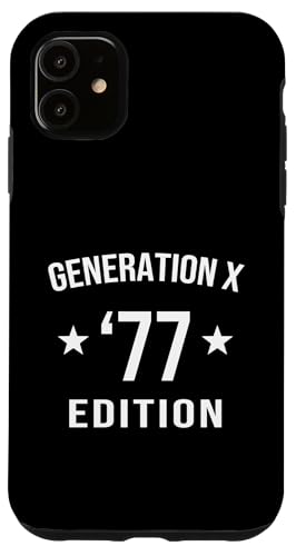 Generation X 77 Ausgabe Lustiger Sarkastischer 60er und 70er Jahre Gen X 1977 Hülle für iPhone 11 von Funny Gen X Stay Feral T Shirt Generation Tee