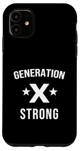 Generation X: Stark, lustig, sarkastisch, 60er, 70er, 80er, Generation X Hülle für iPhone 11 von Funny Gen X Stay Feral T Shirt Generation Tee