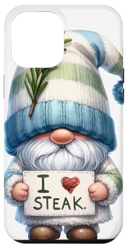 Hülle für iPhone 12 Pro Max Funny Steak Gnome Graphic For Men Who Loves Grilling von Funny Gnome Dad Fathers Day Gifts For Steak Lovers