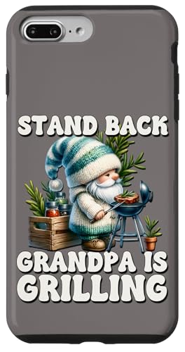 Hülle für iPhone 7 Plus/8 Plus Stand Back Grandpa Is Grilling Steak Gnome Graphic For Dad von Funny Gnome Dad Fathers Day Gifts For Steak Lovers