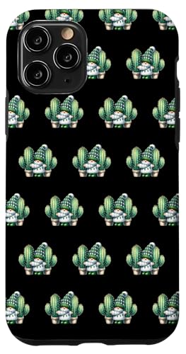 Hülle für iPhone 11 Pro Cactus Gnome With Succulent Plant For Men And Women Hugger von Funny Gnome Stuff Cactus Gifts For Cactus Lovers