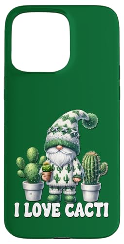 Hülle für iPhone 15 Pro Max Cactus Dad Gnome Graphic For Grumpy Men Who Love Cacti von Funny Gnome Stuff Cactus Gifts For Cactus Lovers