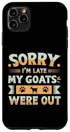 Hülle für iPhone 11 Pro Max Ziegenkunst Männer Frauen Kinder Jungen Mädchen Ziegen Tier Bauer Ziege von Funny Goat Gift Goat Lover Clothing Men Women Kids