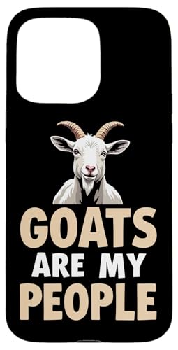 Hülle für iPhone 15 Pro Max Ziegenkunst Männer Frauen Kinder Jungen Mädchen Ziegen Tier Bauer Ziege von Funny Goat Gift Goat Lover Clothing Men Women Kids