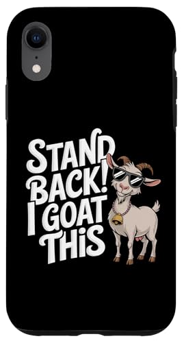 Hülle für iPhone XR Ziegenkunst Männer Frauen Kinder Jungen Mädchen Ziegen Tier Bauer Ziege von Funny Goat Gift Goat Lover Clothing Men Women Kids