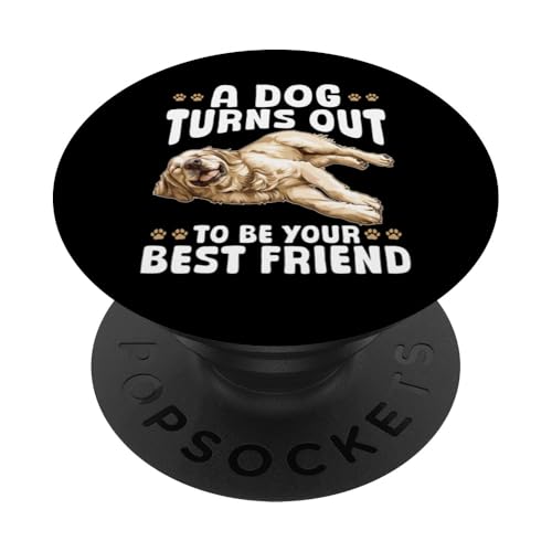 Golden Retriever Hunderasse Pfoten hoch, wenn Sie Malinois lieben PopSockets Klebender PopGrip von Funny Golden Retriever Dog Graphics Co.