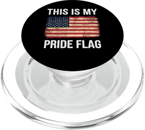 Amerikanische Flagge Pride Distressed Vintage USA patriotisches Geschenk PopSockets PopGrip für MagSafe von Funny Graphic Tees For Women and Men