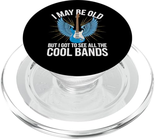 Cool Bands Rock Gitarristen Musik Fan Geschenk PopSockets PopGrip für MagSafe von Funny Graphic Tees For Women and Men