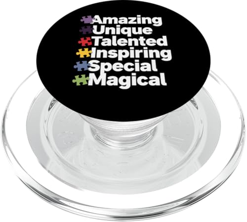 Erstaunliches, einzigartiges, talentiertes, inspirierendes magisches Puzzle PopSockets PopGrip für MagSafe von Funny Graphic Tees For Women and Men