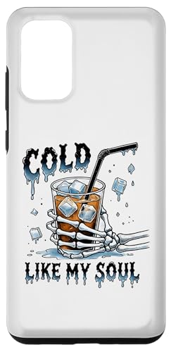 Hülle für Galaxy S20+ Eiskaffee Skelett Cold Like My Soul Grafik von Funny Graphic Tees For Women and Men