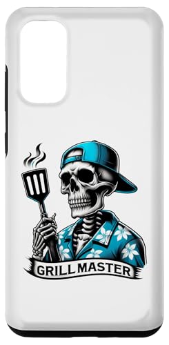 Hülle für Galaxy S20 Grill Master Skull BBQ Cookout Skelett von Funny Graphic Tees For Women and Men