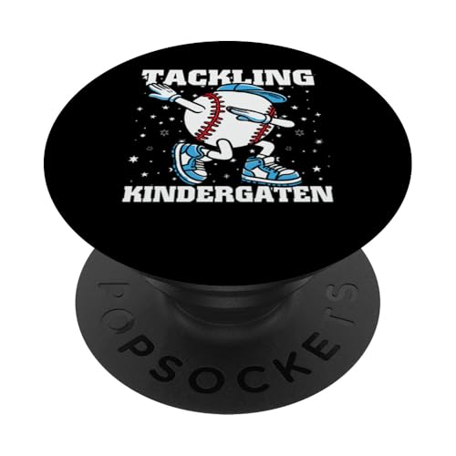 Kindergarten Baseball Dabbing Schule Sport Fan Bekleidung PopSockets Klebender PopGrip von Funny Graphic Tees For Women and Men