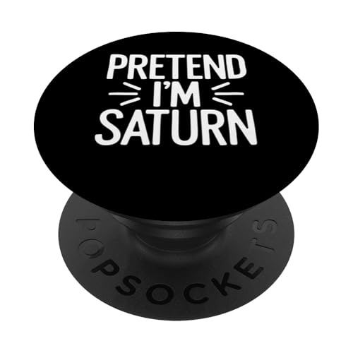 Lustiges Zitat "Pretend I'm Saturday" PopSockets Klebender PopGrip von Funny Graphic Tees For Women and Men