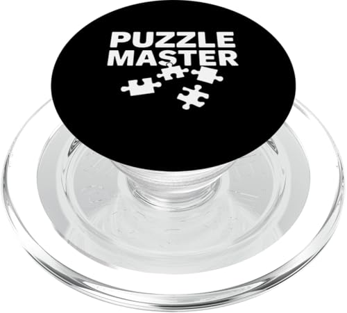 Puzzle Master Puzzle Brain Teaser Puzzleteil Expertengeschenk PopSockets PopGrip für MagSafe von Funny Graphic Tees For Women and Men