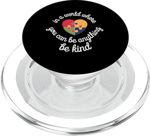 Kindness Puzzle Herz Autismus Bewusstsein Monat Geschenk PopSockets PopGrip für MagSafe von Funny Graphic Tees Women Men Kids