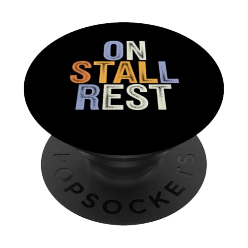 On Stall Rest Lustiges Grafik-T-Shirt für Herren, Damen und Jugendliche, Pferd PopSockets Klebender PopGrip von Funny Graphic Tees Women Men Kids