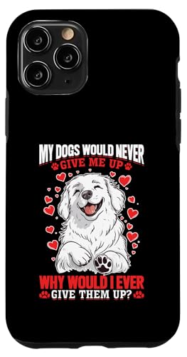 Großer Pyrenäen-Hundebesitzer Hülle für iPhone 11 Pro von Funny Great Pyrenees Dog Graphics Co.