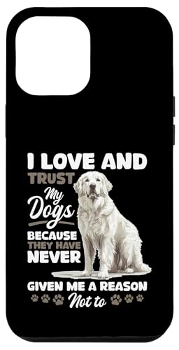 Großer Pyrenäen-Hundebesitzer Hülle für iPhone 12 Pro Max von Funny Great Pyrenees Dog Graphics Co.