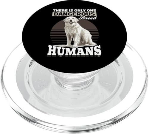 Großer Pyrenäen-Hundebesitzer PopSockets PopGrip für MagSafe von Funny Great Pyrenees Dog Graphics Co.