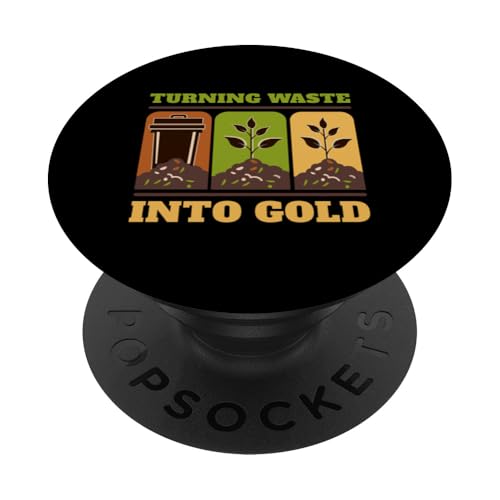 Kompost Bio Kompostierung Gärtner Homesteader PopSockets Klebender PopGrip von Funny Grow Your Own Food Gifts