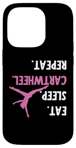 Hülle für iPhone 14 Pro Coole Gymnastik für Frauen Mädchen Turner Handstand Tumbling von Funny Gymnastics Gift Gymnast Sport Apparel