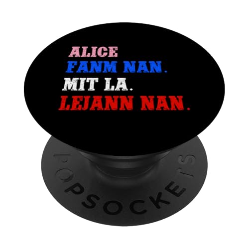 Funny Haitian First Name Design - Alice PopSockets mit austauschbarem PopGrip von Funny Haitian First Name Designs for Women