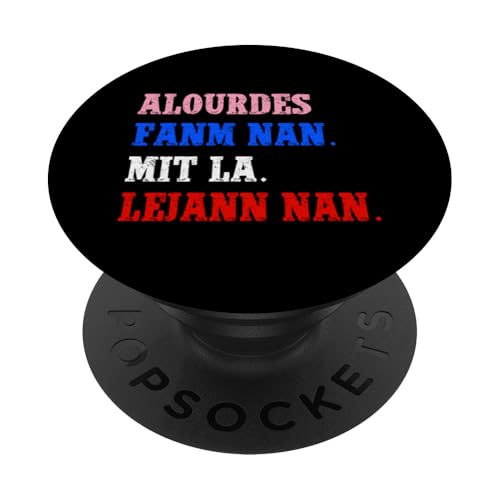 Funny Haitian First Name Design - Alourdes PopSockets mit austauschbarem PopGrip von Funny Haitian First Name Designs for Women