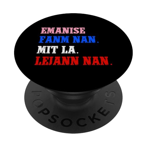 Funny Haitian First Name Design - Emanise PopSockets mit austauschbarem PopGrip von Funny Haitian First Name Designs for Women