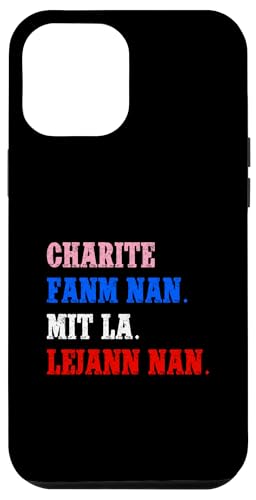 Hülle für iPhone 15 Pro Max Funny Haitian First Name Design - Charite von Funny Haitian First Name Designs for Women