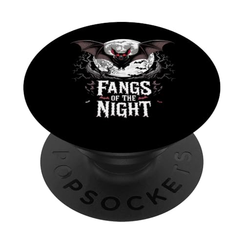 Halloween Vampir Fledermaus Zähne der Nacht PopSockets Klebender PopGrip von Funny Halloween Costume Boys Girls Men Women Tees