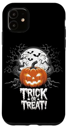 Hülle für iPhone 11 Halloween Kürbis Jack O Laterne Gesicht Trick or Treat von Funny Halloween Costume Boys Girls Men Women Tees