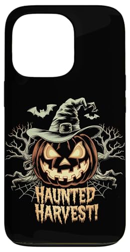 Hülle für iPhone 13 Pro Haunted Harvest Halloween Kürbis Jack O Laterne Gesicht von Funny Halloween Costume Boys Girls Men Women Tees