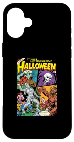 Hülle für iPhone 16 Plus Halloween-Comic-Horrorfest Halloween im Vintage-Stil von Funny Halloween Costume Novelty Apparel