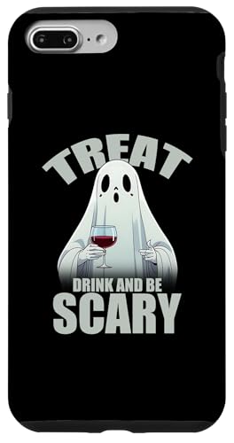 Hülle für iPhone 7 Plus/8 Plus Treat Drink And Be Scary Halloween-Geisterkostüm Gruselig von Funny Halloween Costume Novelty Apparel