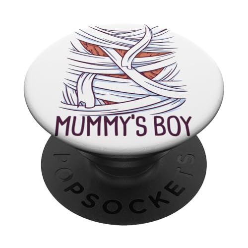 Mummy's Boy Lustiges Halloween-Kostüm für Jungen PopSockets Klebender PopGrip von Funny Halloween Costume Novelty Apparel