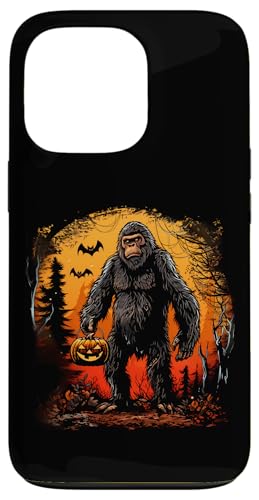 Hülle für iPhone 13 Pro Bigfoot Halloween Forest Trick Or Treat Kürbis Hexerei von Funny Halloween Costume Party Art