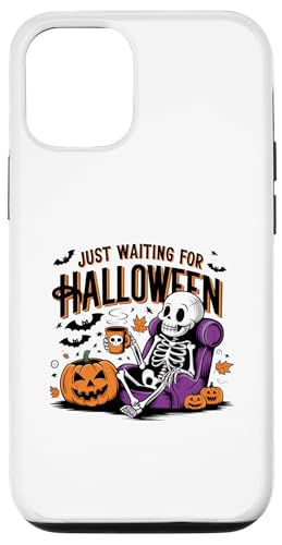 Hülle für iPhone 15 Pro Ich warte nur auf das Halloween-Party-Kostüm Skeleton von Funny Halloween Costume & Gift for Halloween Party