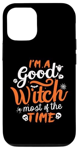 Hülle für iPhone 14 Pro Lustiges Halloween Zitat Kostüm Horror Spruch Geist Halloween von Funny Halloween Costumes Men Women Kids