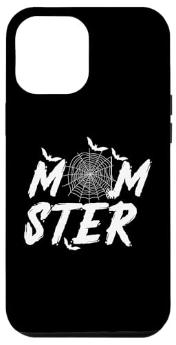 Hülle für iPhone 15 Plus Happy Halloween Momster Fun Monster Fledermäuse Mama Frauen von Funny Halloween Gym Workout Casual Gothic Gift Tee