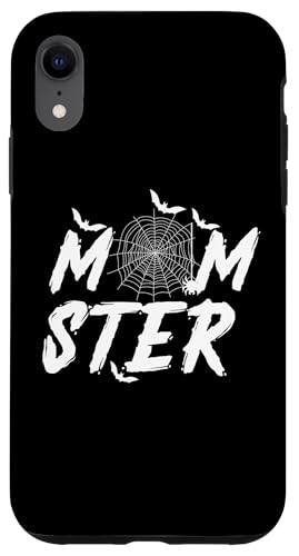 Hülle für iPhone XR Happy Halloween Momster Fun Monster Fledermäuse Mama Frauen von Funny Halloween Gym Workout Casual Gothic Gift Tee