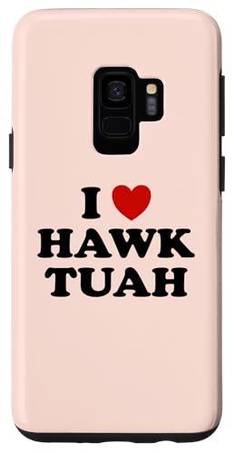 Hülle für Galaxy S9 I Love Heart Hawk Tuah Funny Hawk Tush Adult Humor Gag von Funny Hawk Tush Hawk Tuah Spit On That Thang Gifts