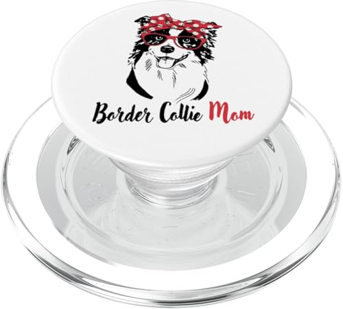 Bandana Border Collie Mom Lover PopSockets PopGrip für MagSafe von Funny Herd Dog Art Gifts Tee Shirts & Hoodies