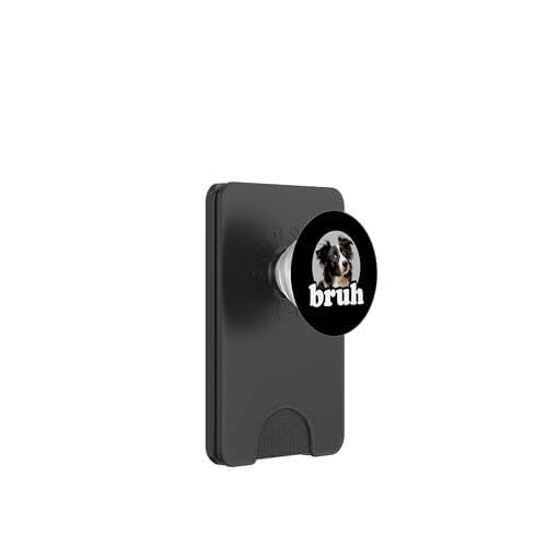 Bruh Border Collie Lover PopSockets PopWallet für MagSafe von Funny Herd Dog Art Gifts Tee Shirts & Hoodies