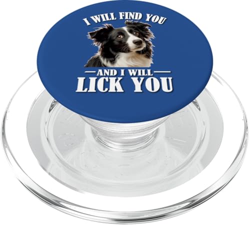 Find Lick You Border Collie Lover PopSockets PopGrip für MagSafe von Funny Herd Dog Art Gifts Tee Shirts & Hoodies