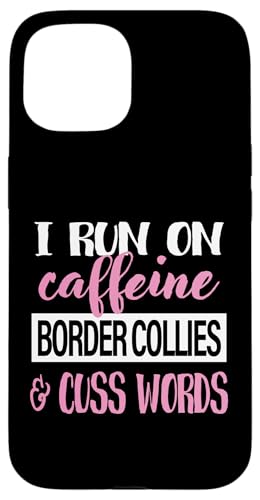 Hülle für iPhone 15 Caffiene Border Collie Lover von Funny Herd Dog Art Gifts Tee Shirts & Hoodies